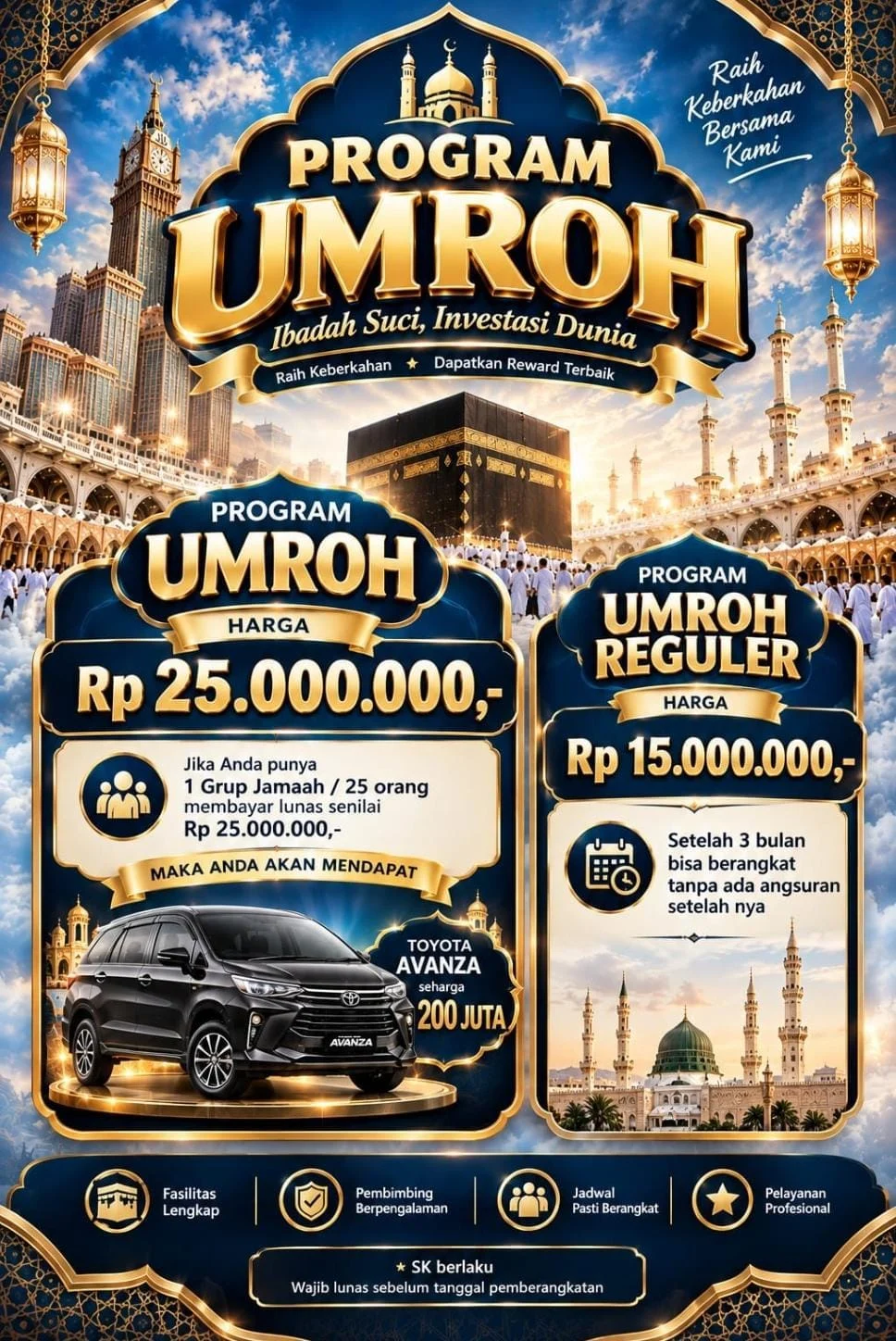 Program umrah grup dan reguler JAFIRDA